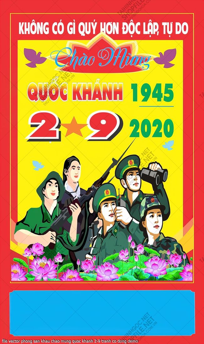 file vector phong san khau chao mung quoc khanh 2-9 tranh co dong